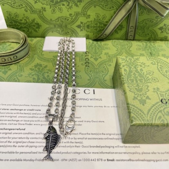 Last Spring/Summer Collection 2024SS Necklace GUCCI Gucci Last Spring/Summer Collection 2024SS Necklace GUCCI Gucci