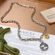 2024SS Necklace GUCCI Gucci that gives the impression of a fashionable expert 2024SS Necklace GUCCI Gucci that gives the impression of a fashionable expert
