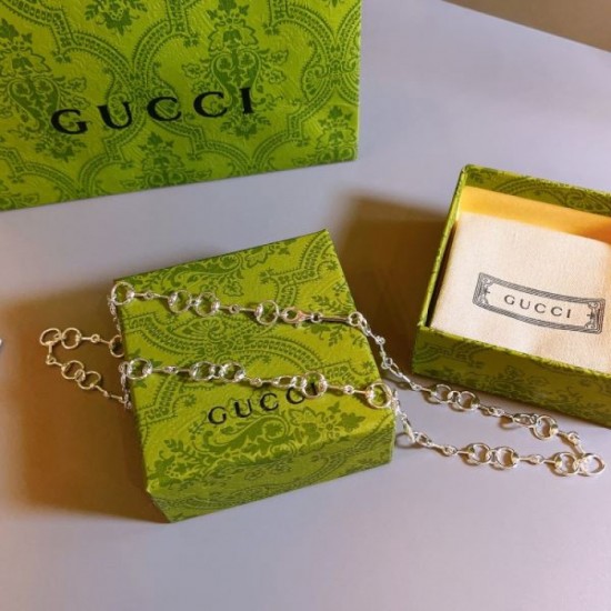 GUCCI Gucci Magazine and Street Popular Item 2024SS Necklace GUCCI Gucci Magazine and Street Popular Item 2024SS Necklace