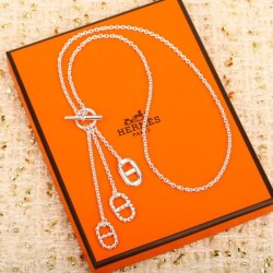 2024SS HERMES Hermes Necklace New summer item that will be loved by many users
