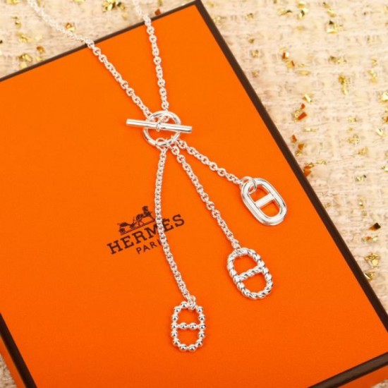 2024SS HERMES Hermes Necklace New summer item that will be loved by many users 2024SS HERMES Hermes Necklace New summer item that will be loved by many users