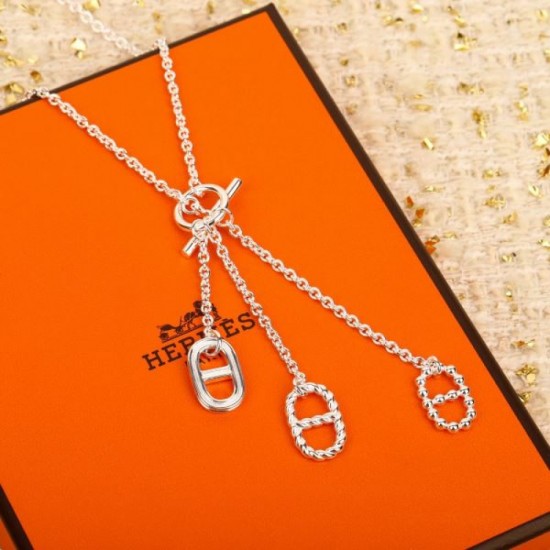 2024SS HERMES Hermes Necklace New summer item that will be loved by many users 2024SS HERMES Hermes Necklace New summer item that will be loved by many users