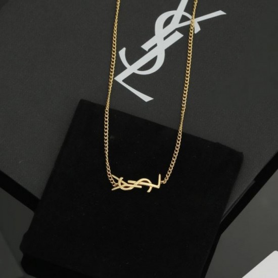 YSL Yves Saint Laurent Must-buy 2024SS Necklace YSL Yves Saint Laurent Must-buy 2024SS Necklace