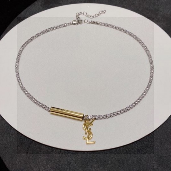 YSL Yves Saint Laurent latest and guaranteed to be sold out 2024SS necklace YSL Yves Saint Laurent latest and guaranteed to be sold out 2024SS necklace