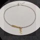 YSL Yves Saint Laurent latest and guaranteed to be sold out 2024SS necklace YSL Yves Saint Laurent latest and guaranteed to be sold out 2024SS necklace