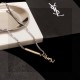 YSL Yves Saint Laurent latest and guaranteed to be sold out 2024SS necklace YSL Yves Saint Laurent latest and guaranteed to be sold out 2024SS necklace
