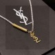 YSL Yves Saint Laurent latest and guaranteed to be sold out 2024SS necklace YSL Yves Saint Laurent latest and guaranteed to be sold out 2024SS necklace