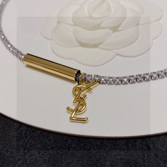 YSL Yves Saint Laurent latest and guaranteed to be sold out 2024SS necklace YSL Yves Saint Laurent latest and guaranteed to be sold out 2024SS necklace