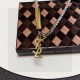 YSL Yves Saint Laurent latest and guaranteed to be sold out 2024SS necklace YSL Yves Saint Laurent latest and guaranteed to be sold out 2024SS necklace