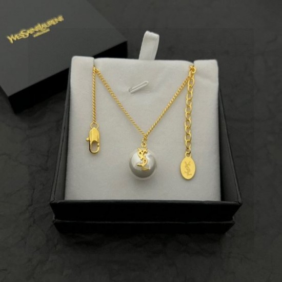 YSL Yves Saint Laurent popular model favorite 2024SS necklace YSL Yves Saint Laurent popular model favorite 2024SS necklace