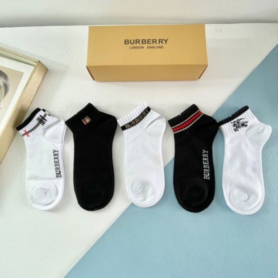 2024SS Socks BURBERRY Standard Popular Thin Soft 2024SS Socks BURBERRY Standard Popular Thin Soft