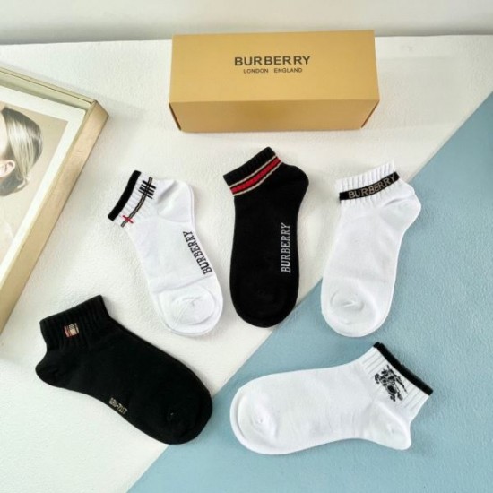 2024SS Socks BURBERRY Standard Popular Thin Soft 2024SS Socks BURBERRY Standard Popular Thin Soft