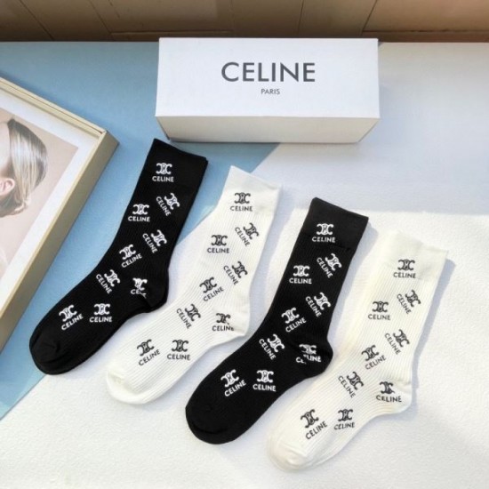 2024SS Socks CELINE Fans rush to buy new summer products 2024SS Socks CELINE Fans rush to buy new summer products