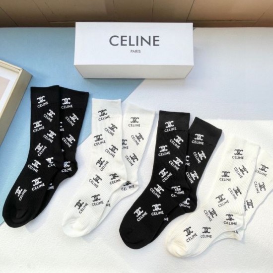 2024SS Socks CELINE Fans rush to buy new summer products 2024SS Socks CELINE Fans rush to buy new summer products