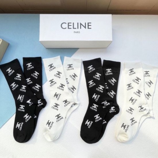 2024SS Socks CELINE Fans rush to buy new summer products 2024SS Socks CELINE Fans rush to buy new summer products