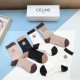 2024SS Socks CELINE CELINE Used by celebrities and celebrities 2024SS Socks CELINE CELINE Used by celebrities and celebrities