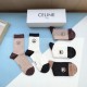 2024SS Socks CELINE CELINE Used by celebrities and celebrities 2024SS Socks CELINE CELINE Used by celebrities and celebrities