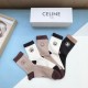 2024SS Socks CELINE CELINE Used by celebrities and celebrities 2024SS Socks CELINE CELINE Used by celebrities and celebrities