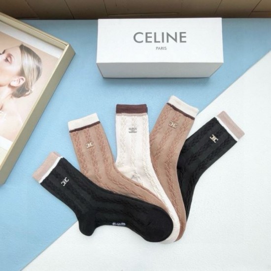 2024SS Socks CELINE CELINE Summer new item that will be loved by many users 2024SS Socks CELINE CELINE Summer new item that will be loved by many users