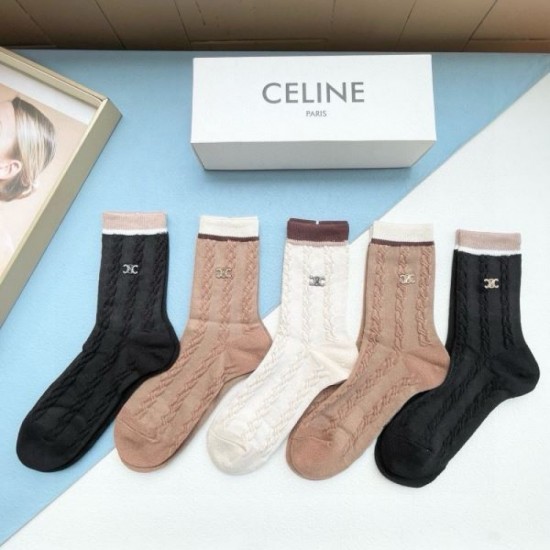 2024SS Socks CELINE CELINE Summer new item that will be loved by many users 2024SS Socks CELINE CELINE Summer new item that will be loved by many users