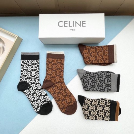 2024SS Socks CELINE Celine This season's explosively popular standard product 2024SS Socks CELINE Celine This season's explosively popular standard product