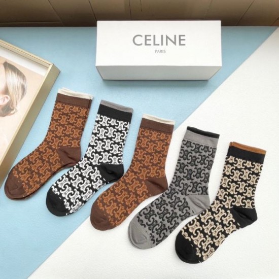 2024SS Socks CELINE Celine This season's explosively popular standard product 2024SS Socks CELINE Celine This season's explosively popular standard product