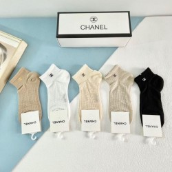 2024SS Socks CHANEL An item with a perfect presence