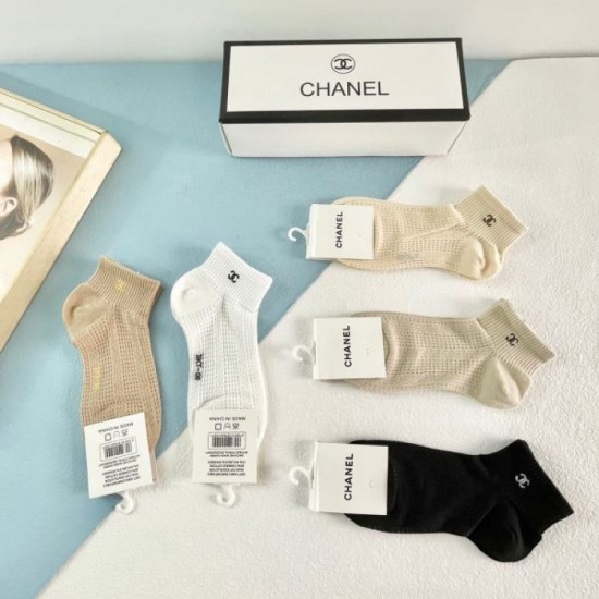 2024SS Socks CHANEL An item with a perfect presence 2024SS Socks CHANEL An item with a perfect presence