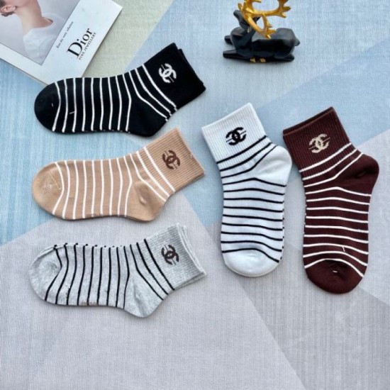 2024SS Socks CHANEL Personal style 2024SS Socks CHANEL Personal style