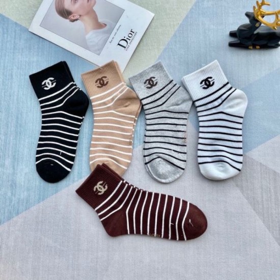 2024SS Socks CHANEL Personal style 2024SS Socks CHANEL Personal style