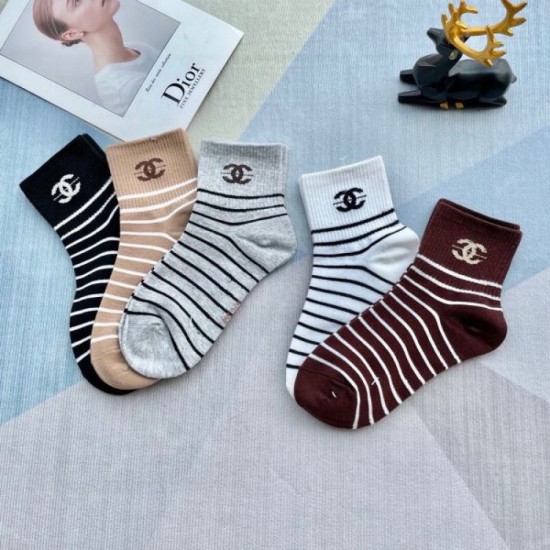 2024SS Socks CHANEL Personal style 2024SS Socks CHANEL Personal style