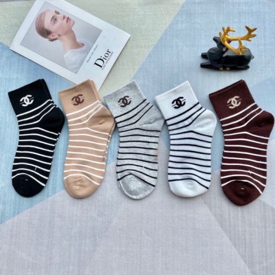 2024SS Socks CHANEL Personal style 2024SS Socks CHANEL Personal style