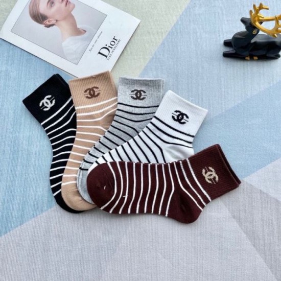2024SS Socks CHANEL Personal style 2024SS Socks CHANEL Personal style