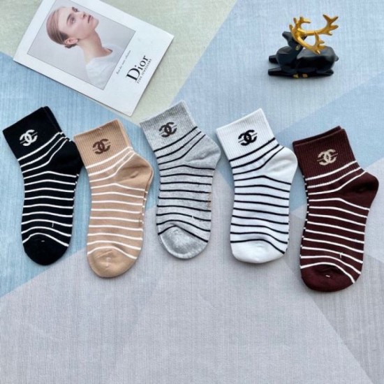 2024SS Socks CHANEL Personal style 2024SS Socks CHANEL Personal style