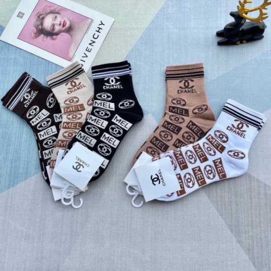 2024SS Socks CHANEL Increases your fashion level 2024SS Socks CHANEL Increases your fashion level