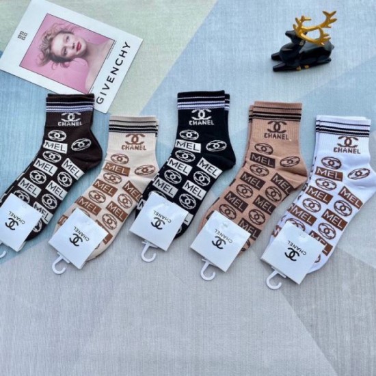 2024SS Socks CHANEL Increases your fashion level 2024SS Socks CHANEL Increases your fashion level