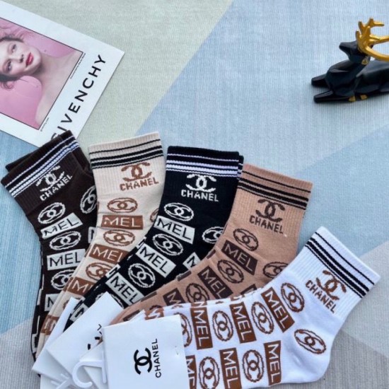 2024SS Socks CHANEL Increases your fashion level 2024SS Socks CHANEL Increases your fashion level