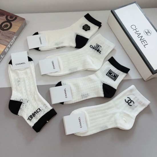 2024SS Socks CHANEL CHANEL Overseas Customers Limited Advance Sale 2024SS Socks CHANEL CHANEL Overseas Customers Limited Advance Sale