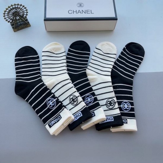 2024SS Socks CHANEL Chanel Used by celebrities and celebrities 2024SS Socks CHANEL Chanel Used by celebrities and celebrities