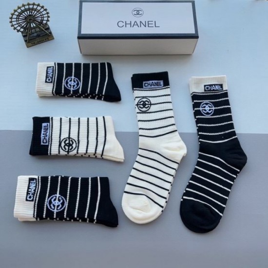 2024SS Socks CHANEL Chanel Used by celebrities and celebrities 2024SS Socks CHANEL Chanel Used by celebrities and celebrities