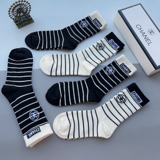 2024SS Socks CHANEL Chanel Used by celebrities and celebrities 2024SS Socks CHANEL Chanel Used by celebrities and celebrities
