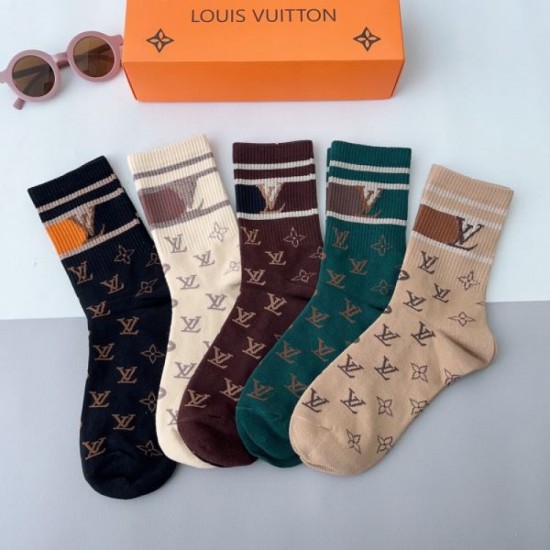2024SS socks LOUIS VUITTON Louis Vuitton Popular 2024SS socks LOUIS VUITTON Louis Vuitton Popular