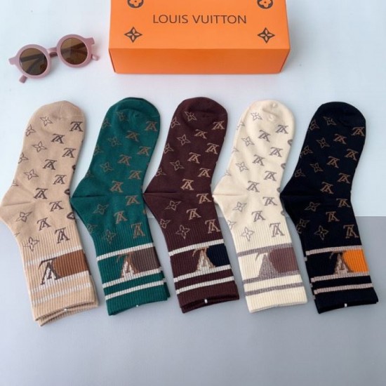 2024SS socks LOUIS VUITTON Louis Vuitton Popular 2024SS socks LOUIS VUITTON Louis Vuitton Popular