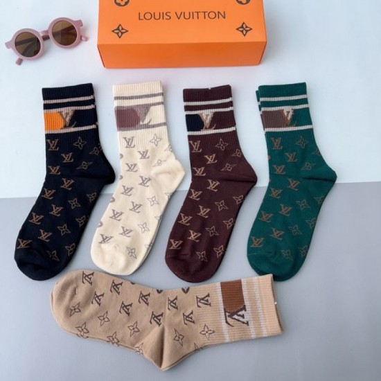 2024SS socks LOUIS VUITTON Louis Vuitton Popular 2024SS socks LOUIS VUITTON Louis Vuitton Popular