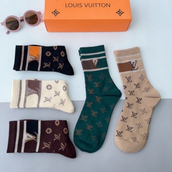 2024SS socks LOUIS VUITTON Louis Vuitton Popular 2024SS socks LOUIS VUITTON Louis Vuitton Popular
