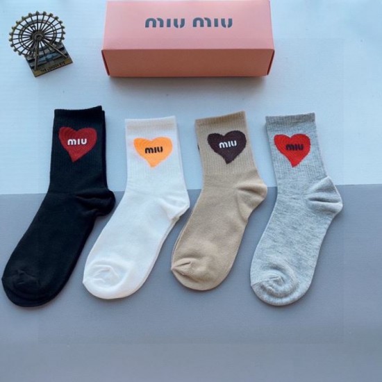 2024SS Socks MIU MIU Cheapest Sale 2024SS Socks MIU MIU Cheapest Sale