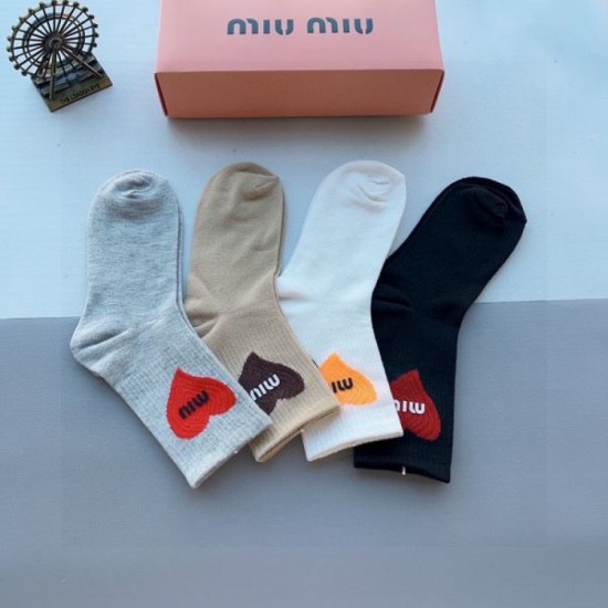2024SS Socks MIU MIU Cheapest Sale 2024SS Socks MIU MIU Cheapest Sale