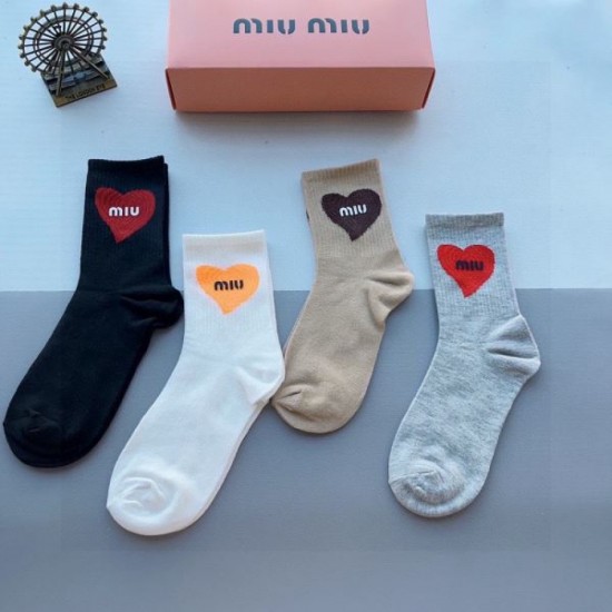 2024SS Socks MIU MIU Cheapest Sale 2024SS Socks MIU MIU Cheapest Sale