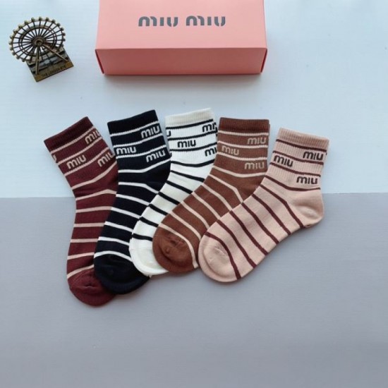 2024SS socks MIU MIU Miu Miu innovative style 2024SS socks MIU MIU Miu Miu innovative style