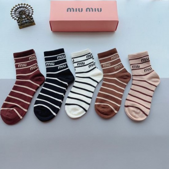 2024SS socks MIU MIU Miu Miu innovative style 2024SS socks MIU MIU Miu Miu innovative style